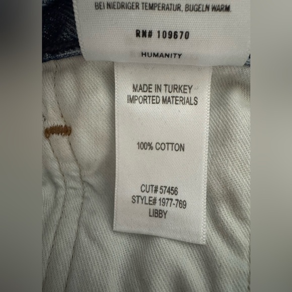 Citizens of Humanity Jeans Libby Flare Bootcut Premium Vintage High Rise Size 25 - Picture 10 of 16
